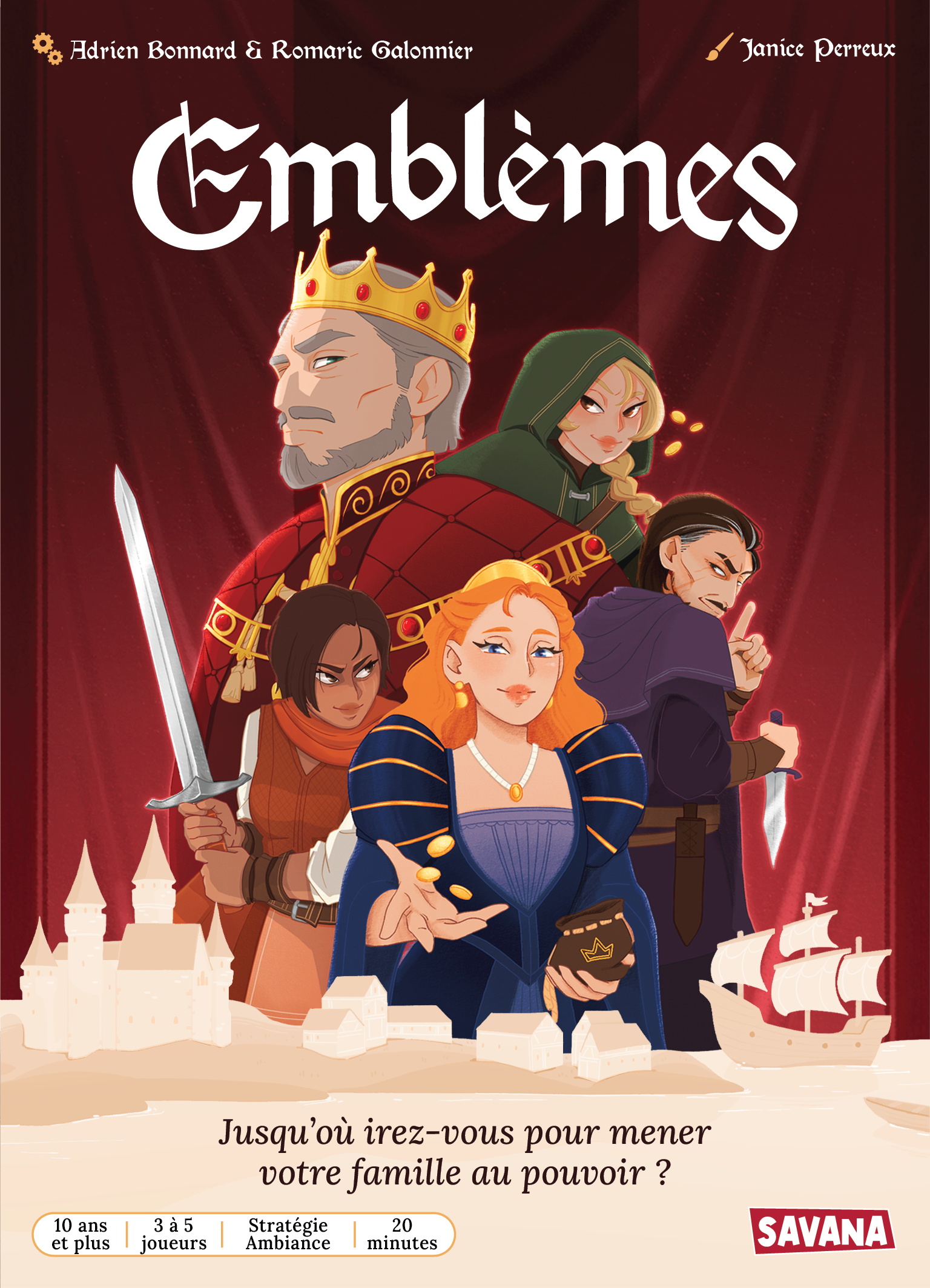 EMBLÈMES – LE JEU DE STRATÉGIES ET DE FOURBERIES