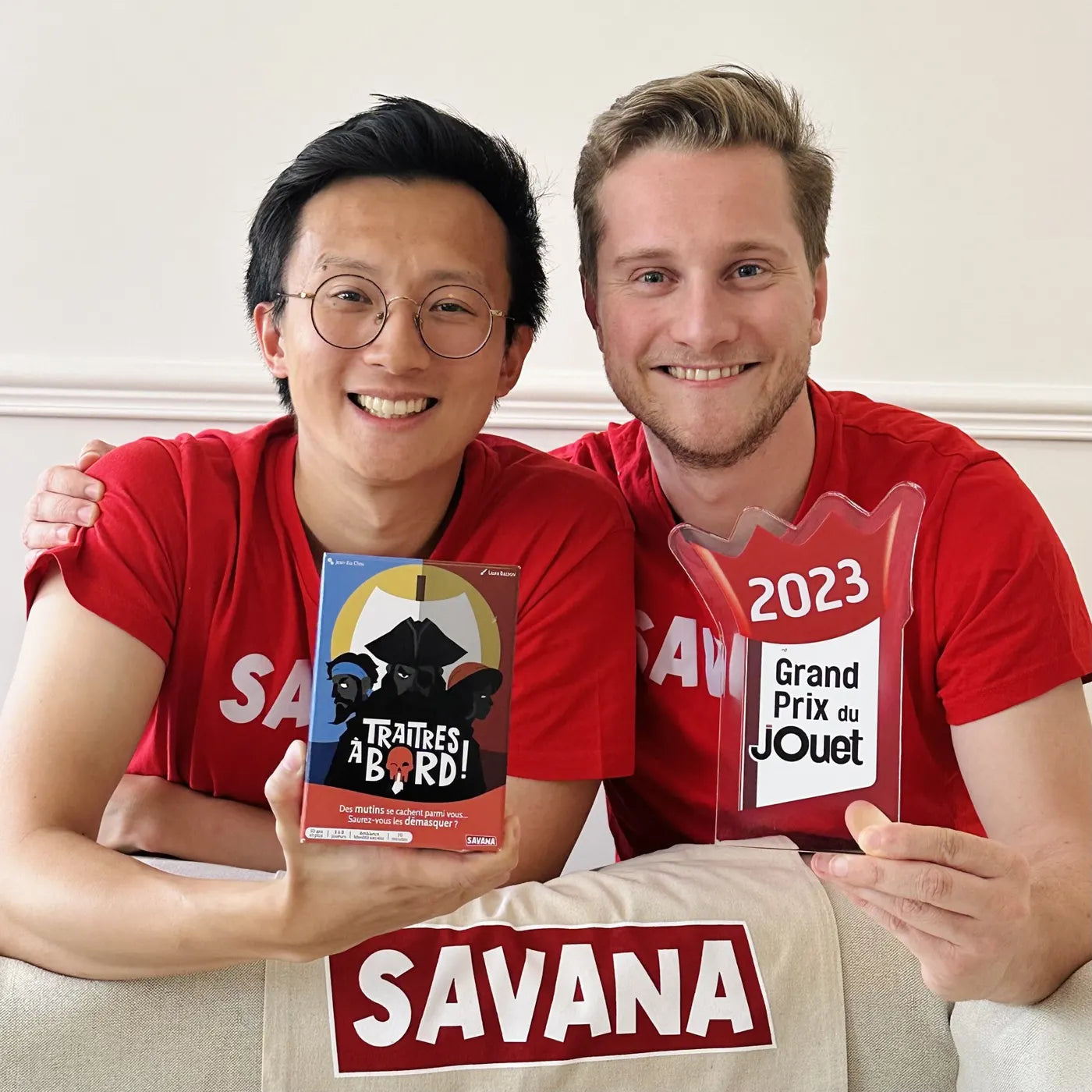 Romain und Jean-Xia, die Gründer von SAVANA